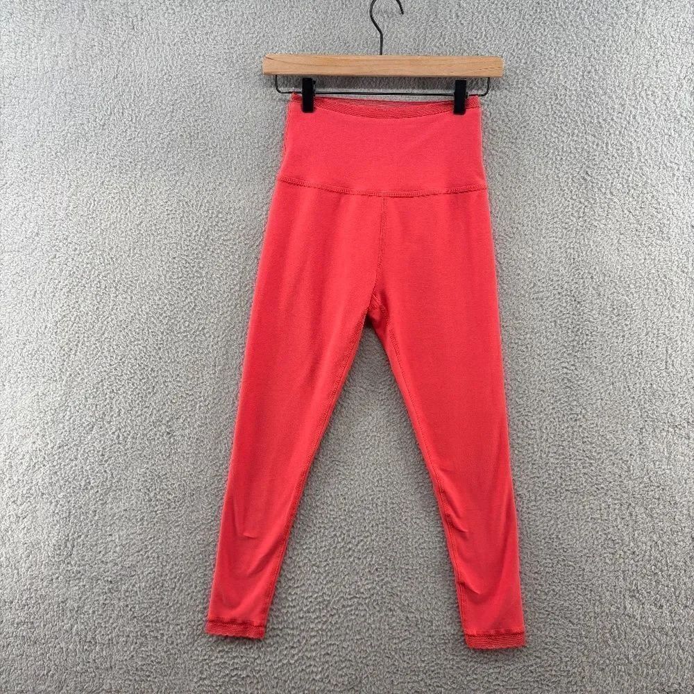 Beyond Yoga Spacedye Allure High Waisted Midi Leggings Red Coral Medium